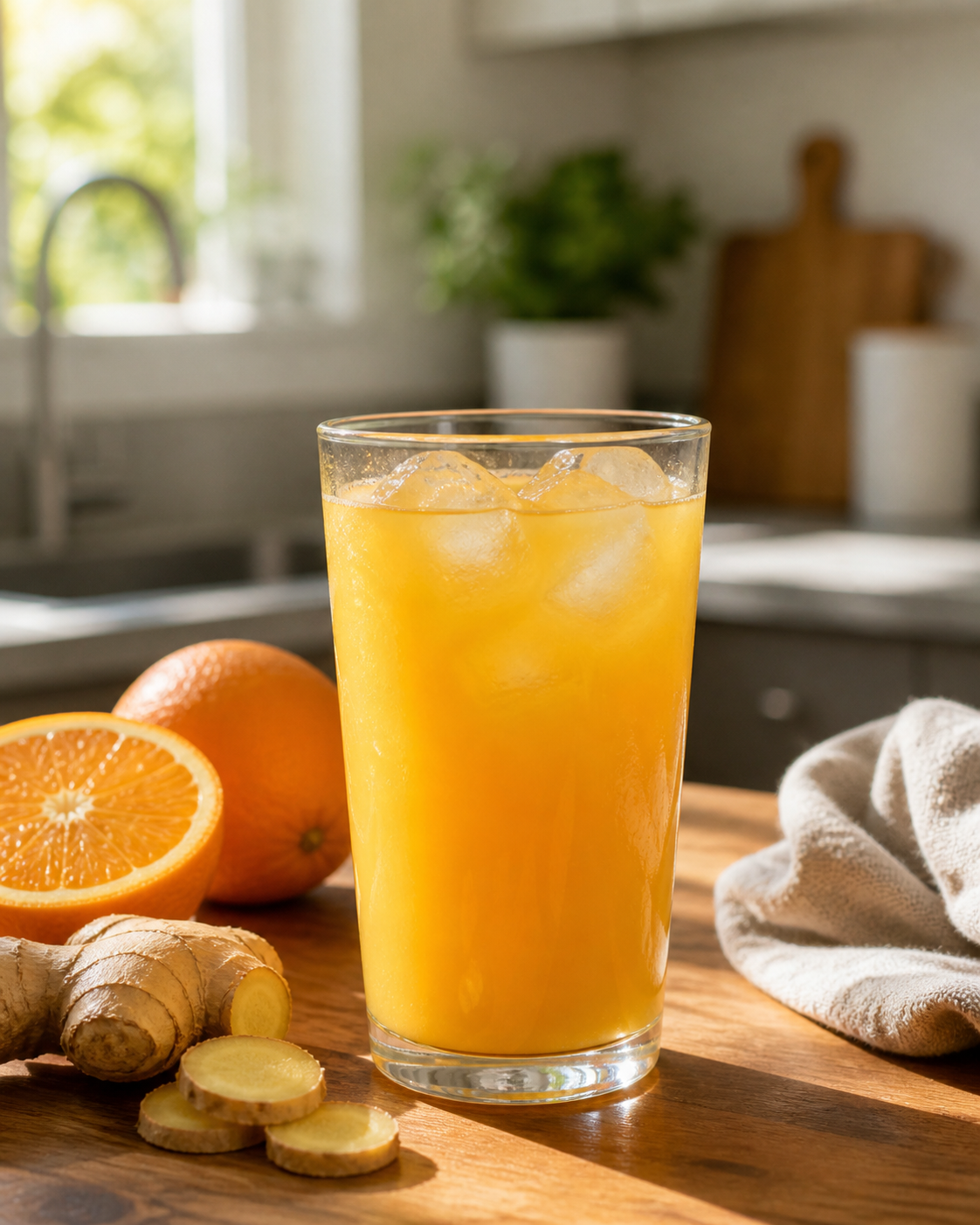 Natural citrus drink